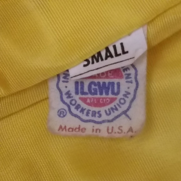 Vintage Glenora Jr's LTD Solid Yellow Pants Set 2 Piece With Button Jacket - Picture 9 of 16